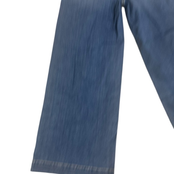 SPANX mid tone vintage indigo seamed pull on Wide-Leg Jeans size medium - Picture 3 of 7